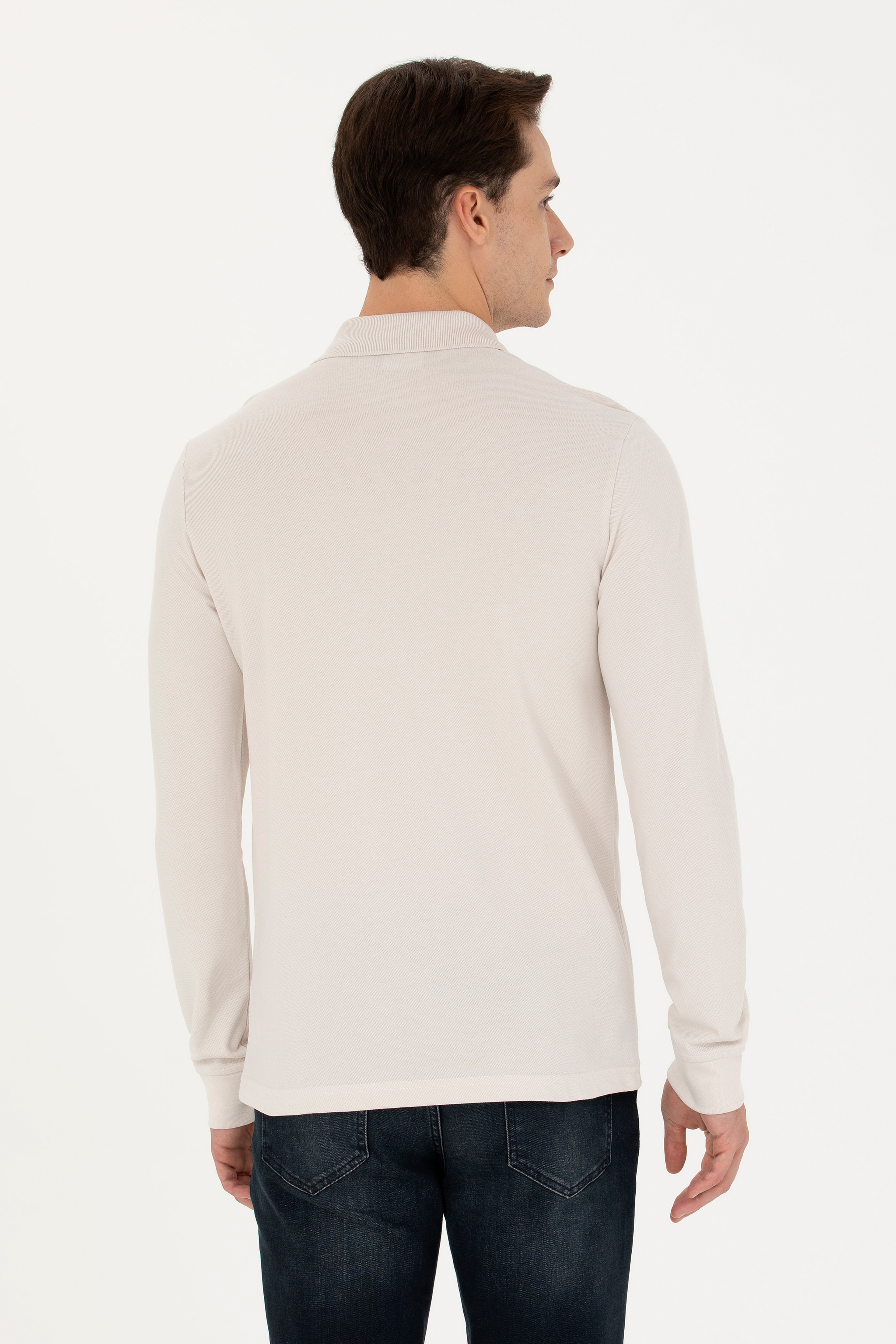 Erkek Taş Basic Sweatshirt