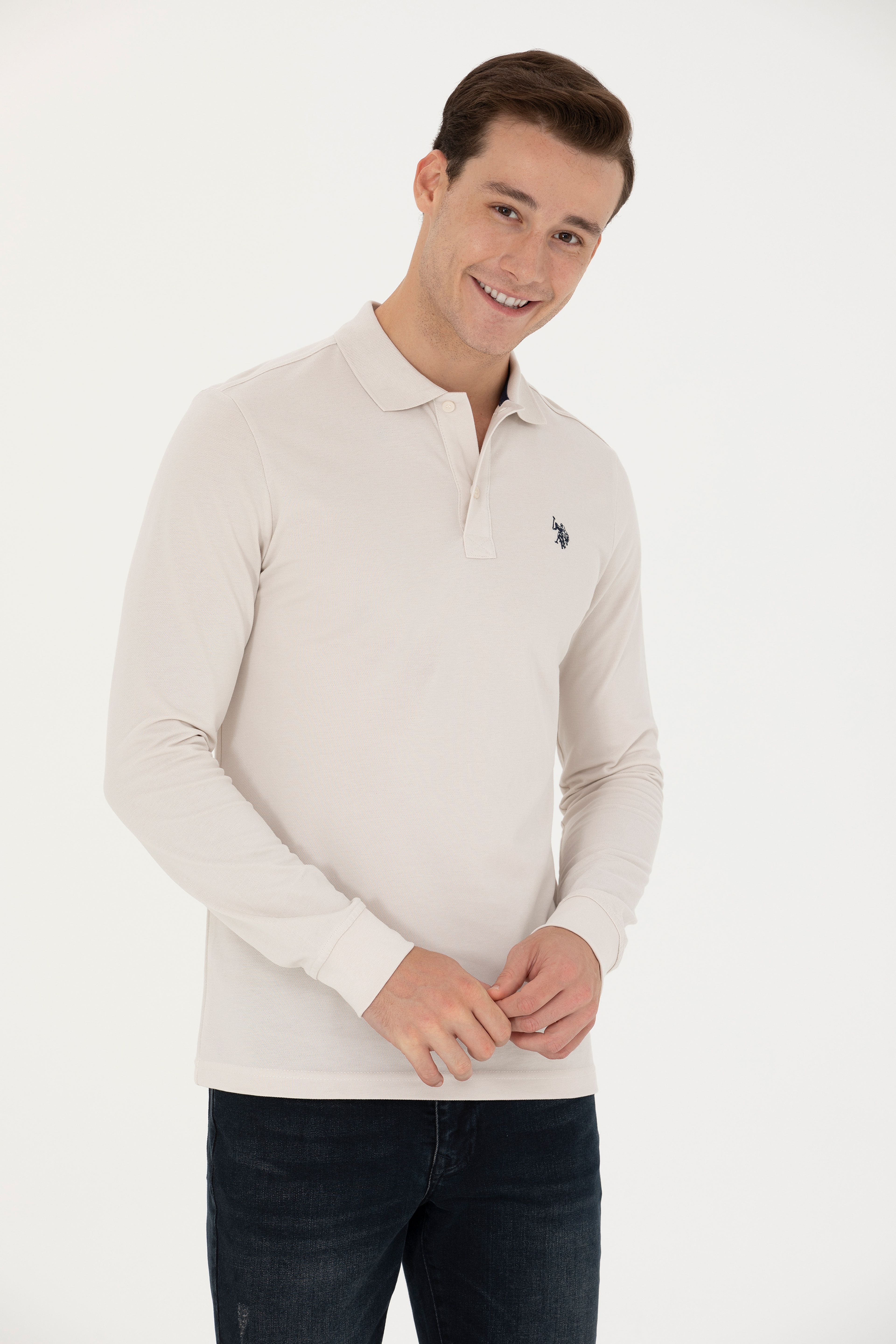 Erkek Taş Basic Sweatshirt - Image 1