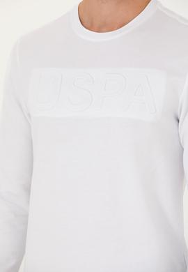 Erkek Beyaz Basic Sweatshirt - 50269402161