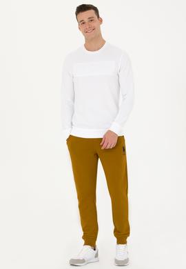 Erkek Beyaz Basic Sweatshirt - 50269402161