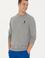 Erkek Gri Melanj Basic Sweatshirt