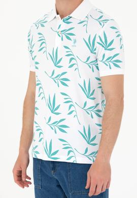 Erkek Regular Fit Polo Yaka Mint Tişört - 50275502027