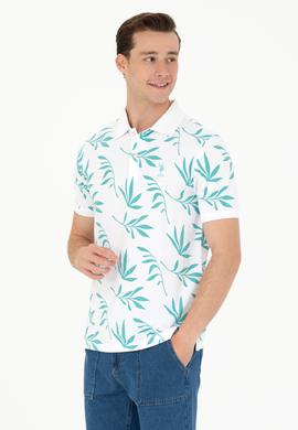 Erkek Regular Fit Polo Yaka Mint Tişört - 50275502027