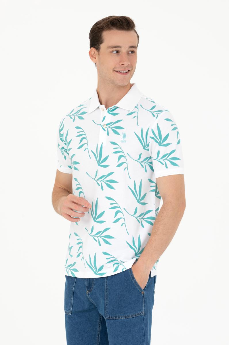 Erkek Regular Fit Polo Yaka Mint Tişört