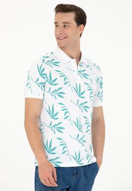 Erkek Regular Fit Polo Yaka Mint Tişört - 50275502027