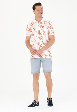 Erkek Regular Fit Polo Yaka Kiremit Tişört - 50275502037