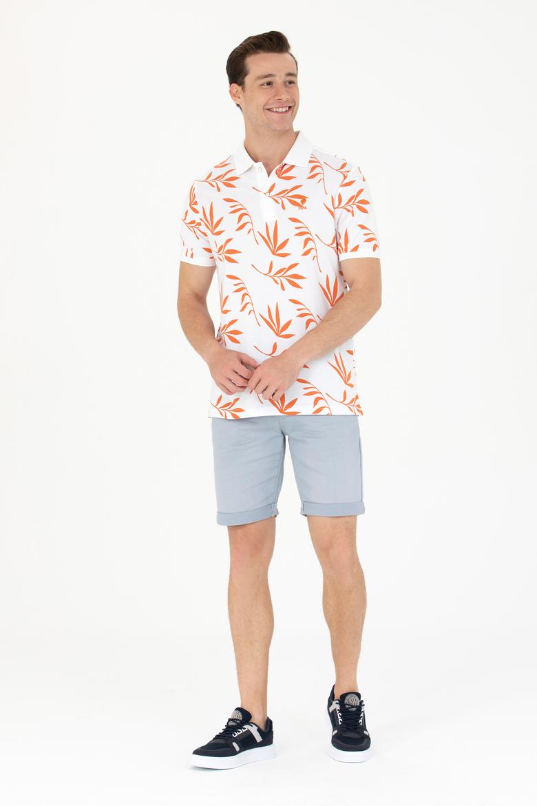 Erkek Regular Fit Polo Yaka Kiremit Tişört - 50275502037