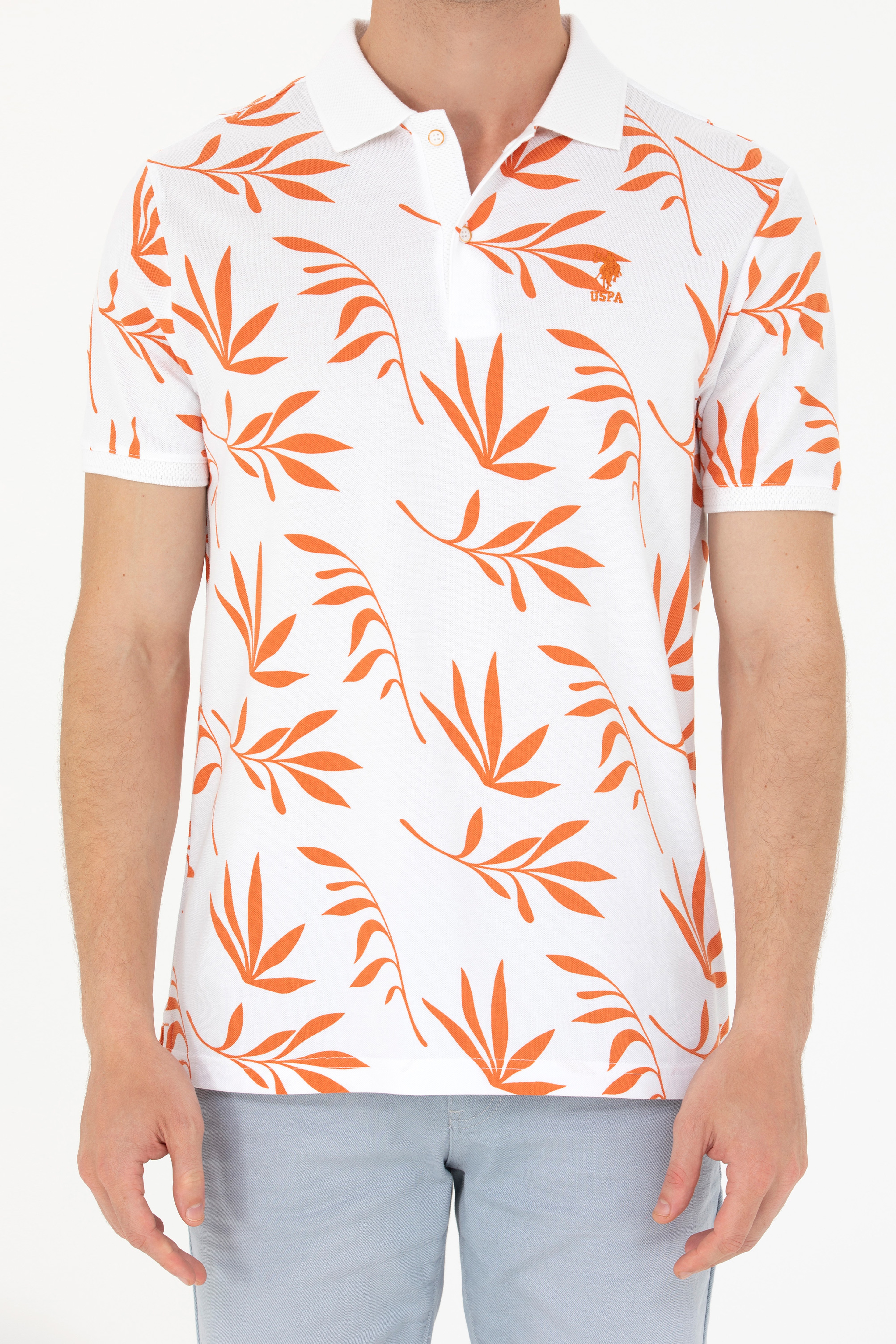 Erkek Regular Fit Polo Yaka Kiremit Tişört - Image 6