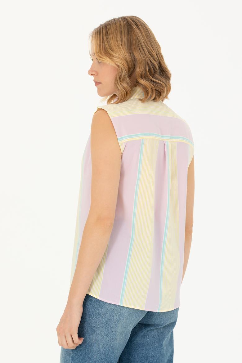 Kadın Manolya Kısa Kollu Gömlek - 50264178004