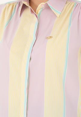 Kadın Manolya Kısa Kollu Gömlek - 50264178004