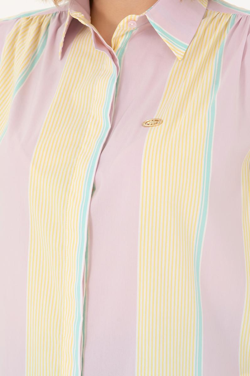 Kadın Manolya Kısa Kollu Gömlek