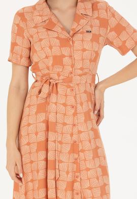 Kadın Kiremit Dokuma Elbise - 50262582009