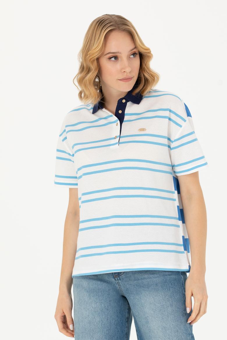 Kadın Turkuaz Tişört - 50263958030