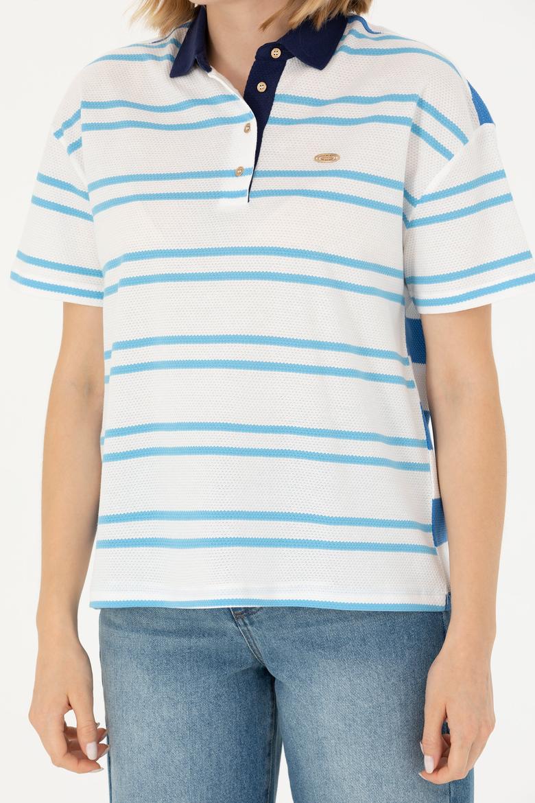 Kadın Turkuaz Tişört - 50263958030