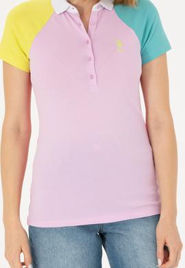 Kadın Manolya Polo Yaka Tişört - 50262940018