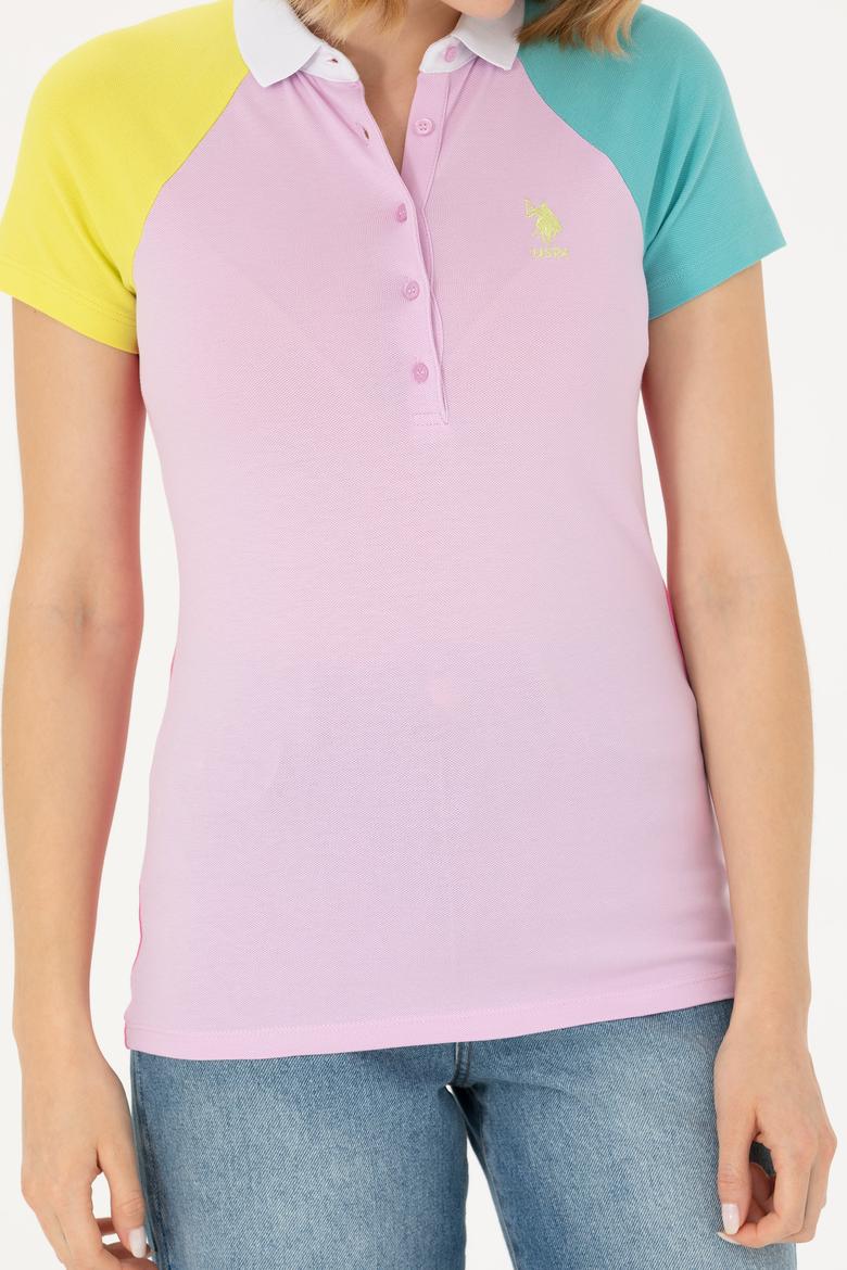 Kadın Manolya Polo Yaka Tişört - 50262940018