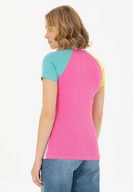 Kadın Manolya Polo Yaka Tişört - 50262940018