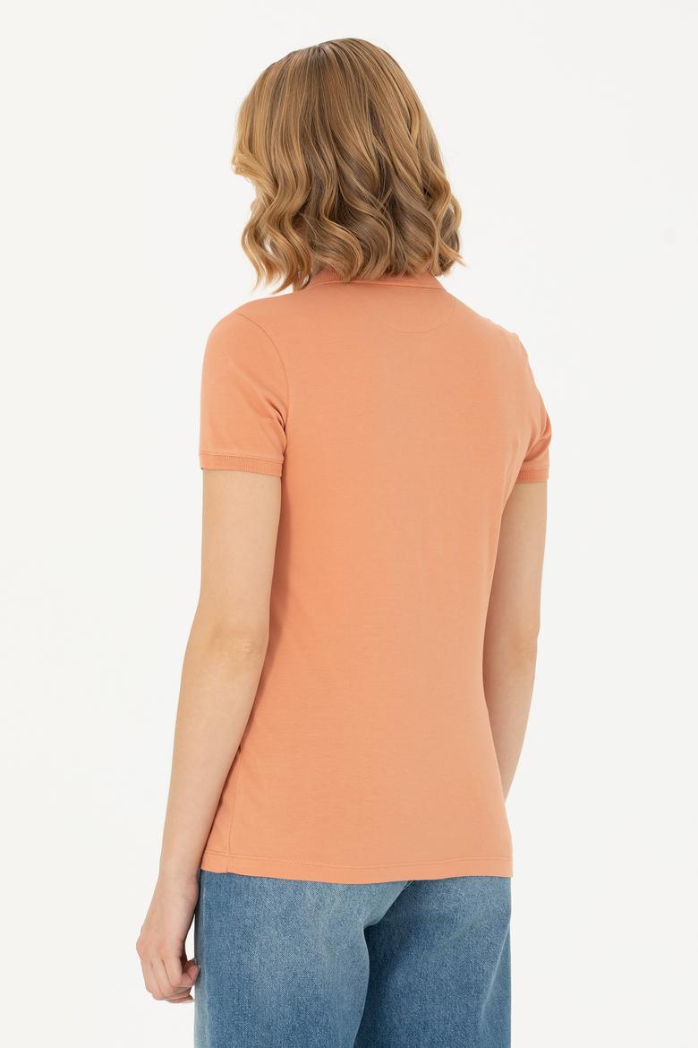 Kadın Pudra Basic Tişört - 50262698144