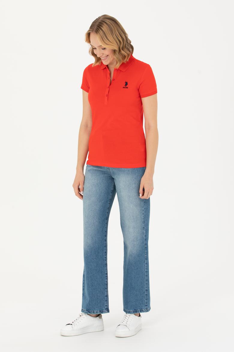 Kadın Kırmızı Tişört - 50262716241