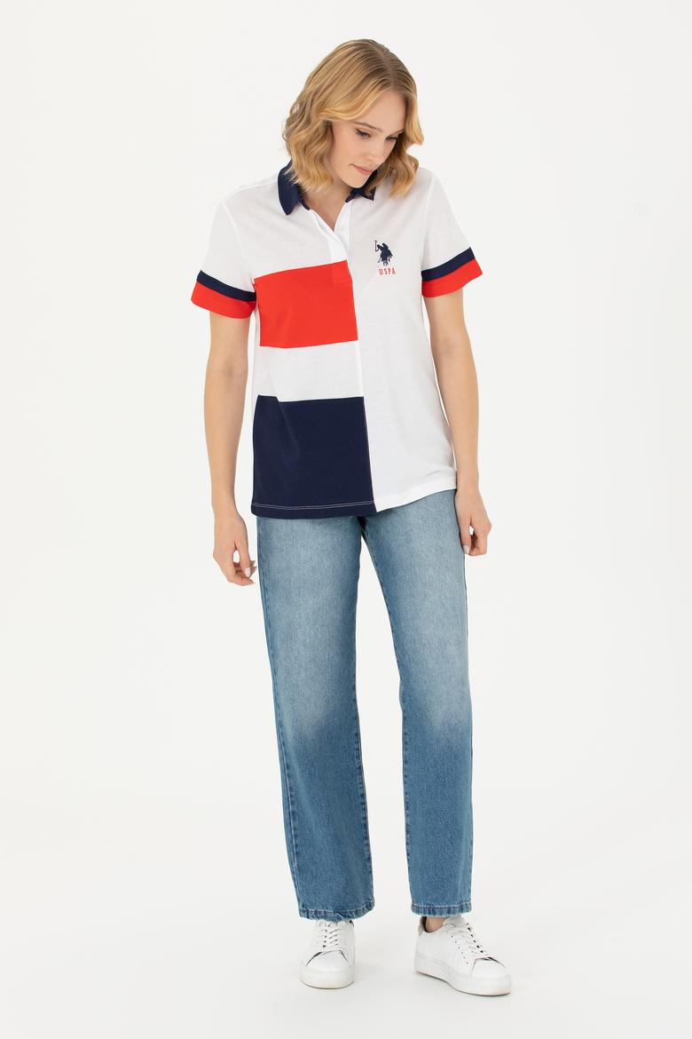 Kadın Beyaz Tişört - 50263689008