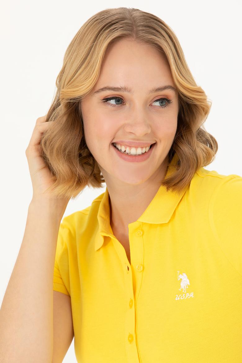 Kadın Sarı Tişört - 50262716117