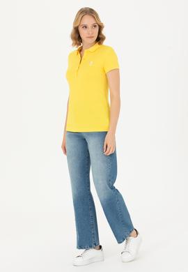 Kadın Sarı Tişört - 50262716117