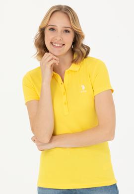 Kadın Sarı Tişört - 50262716117