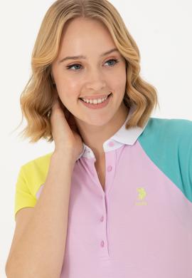 Kadın Manolya Polo Yaka Tişört - 50262940018