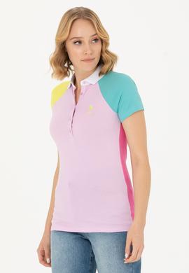 Kadın Manolya Polo Yaka Tişört - 50262940018