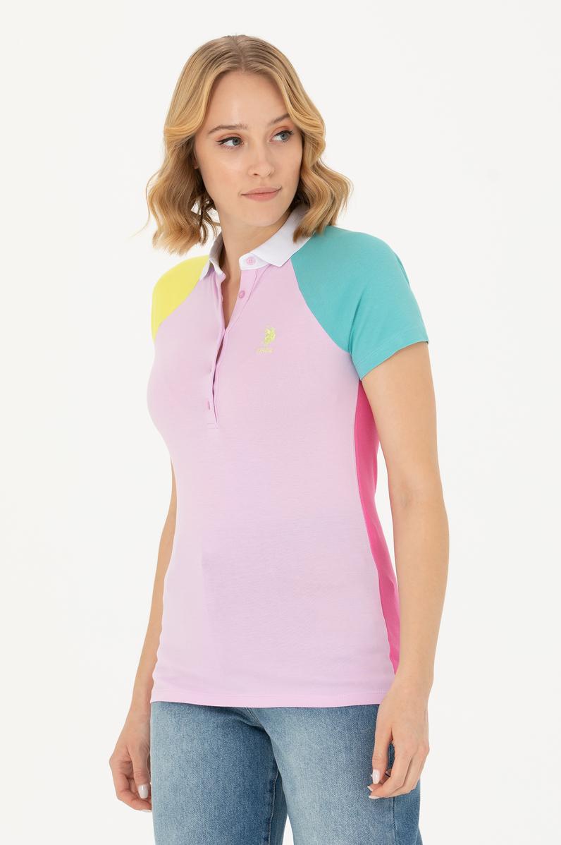 Kadın Manolya Polo Yaka Tişört