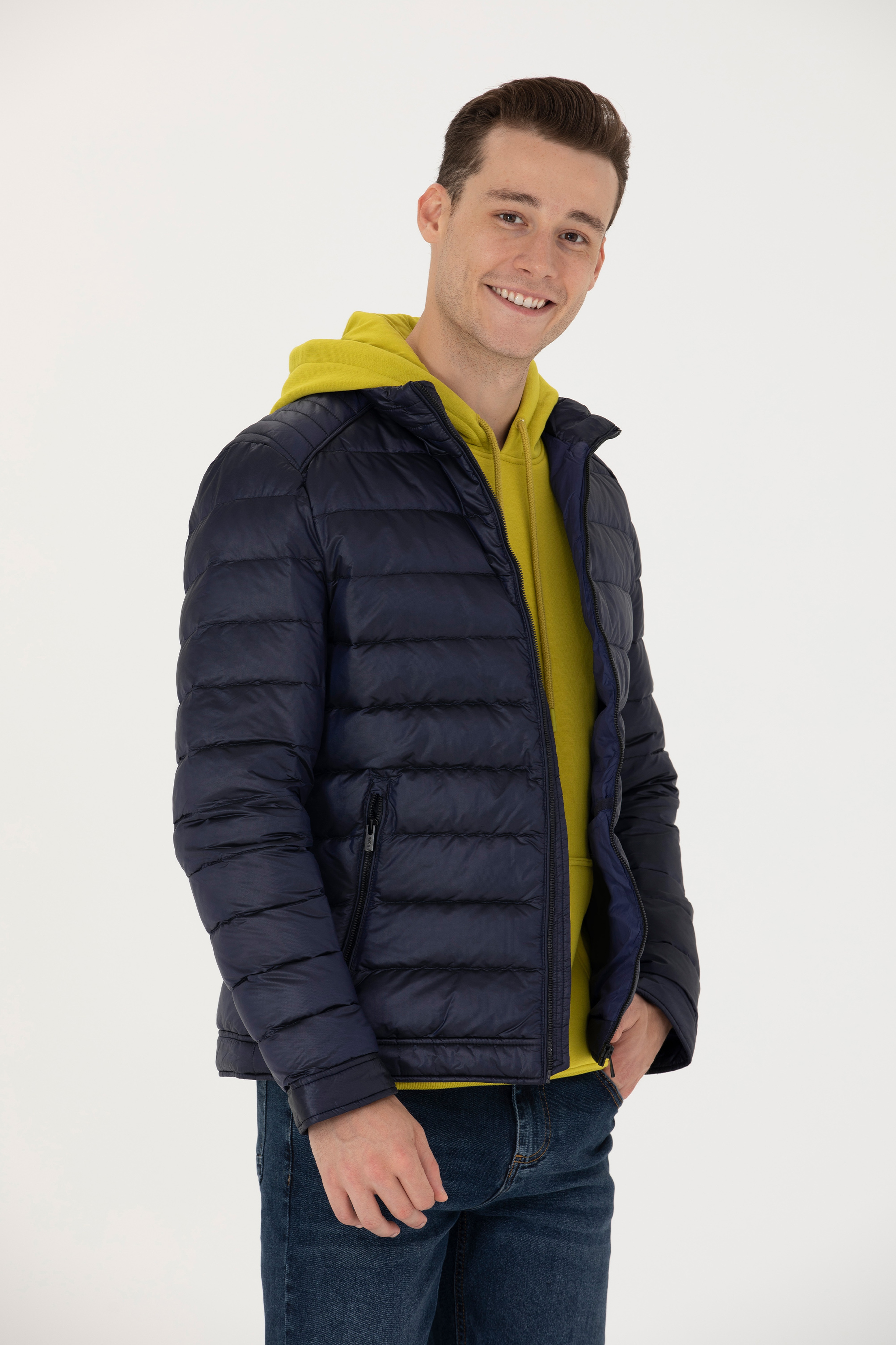 Erkek Lacivert Mont - Image 3