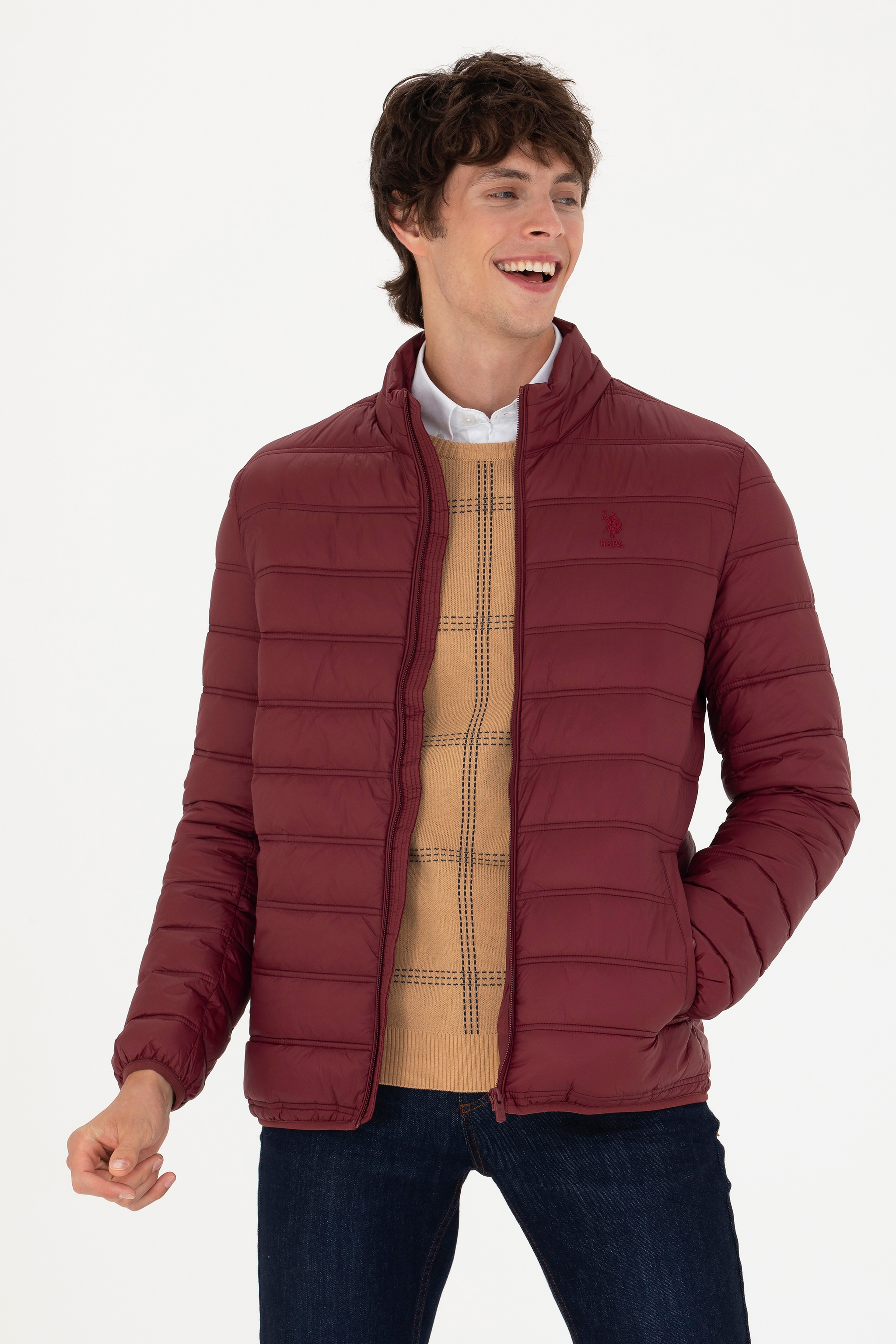 Erkek Bordo Mont - Image 1