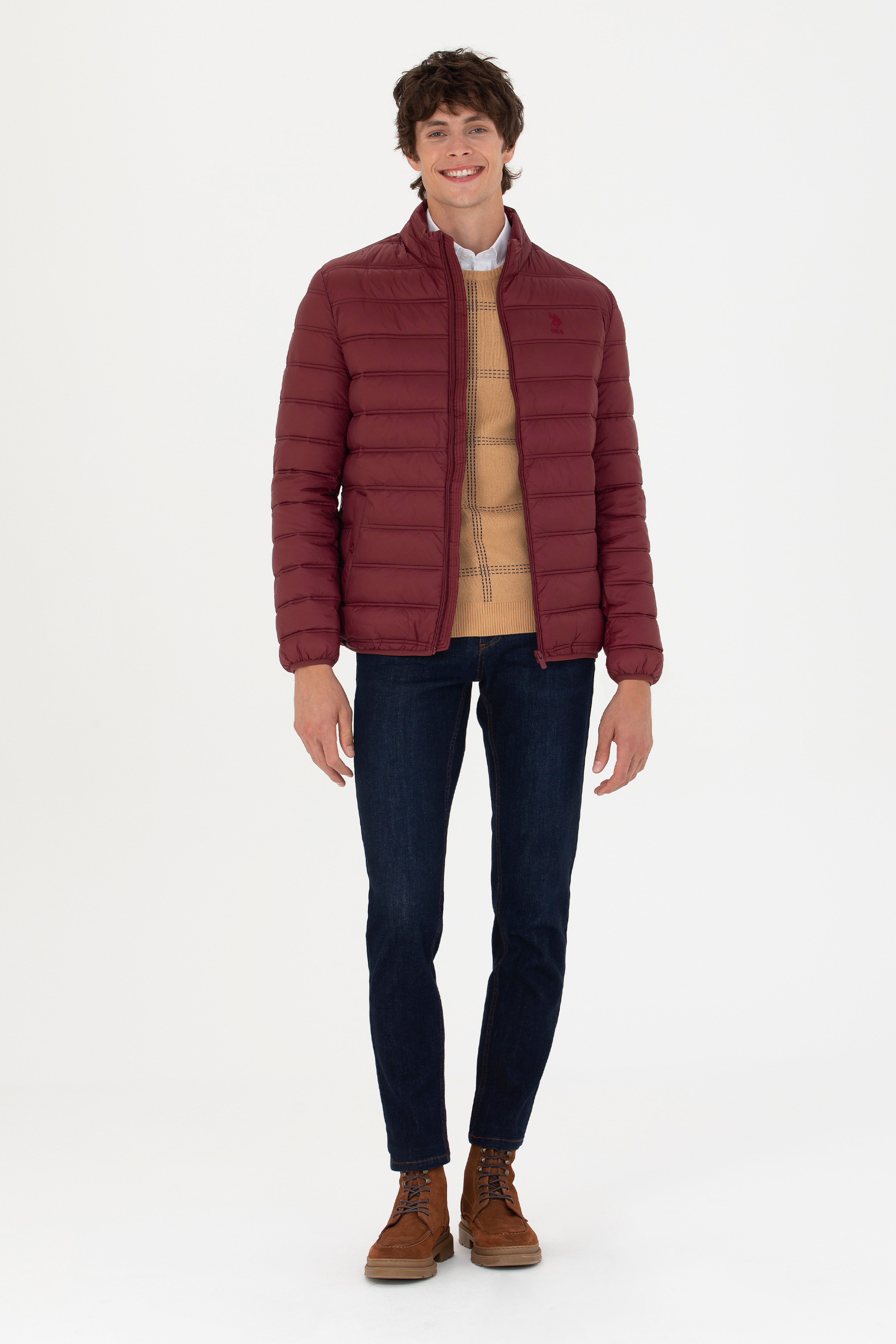 Erkek Bordo Mont - Image 4