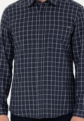 Erkek Lacivert Uzun Kollu Gömlek - 50279413010