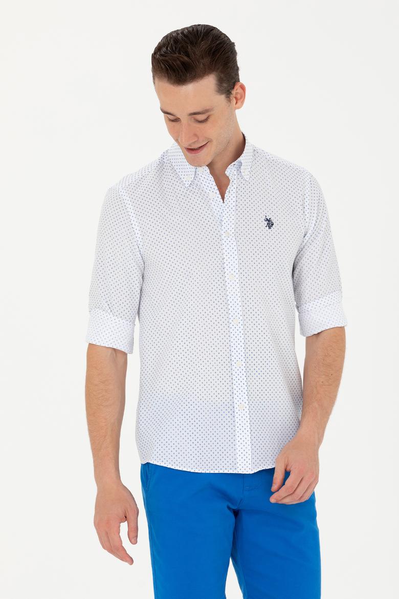 Erkek Mavi Uzun Kollu Gömlek - 50279425007