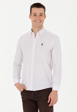 Erkek Bordo Uzun Kollu Gömlek - 50279425017