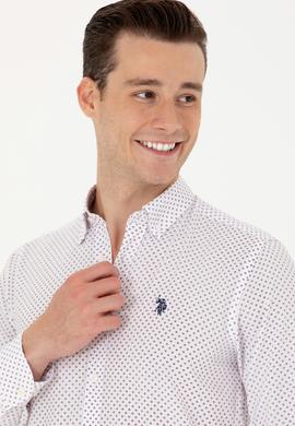 Erkek Bordo Uzun Kollu Gömlek - 50279425017