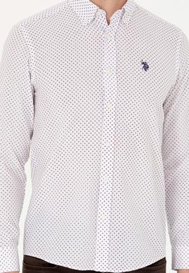 Erkek Bordo Uzun Kollu Gömlek - 50279425017