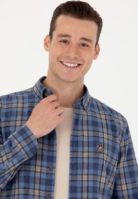 Erkek Mavi Uzun Kollu Gömlek - 50279517025