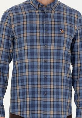 Erkek Mavi Uzun Kollu Gömlek - 50279517025