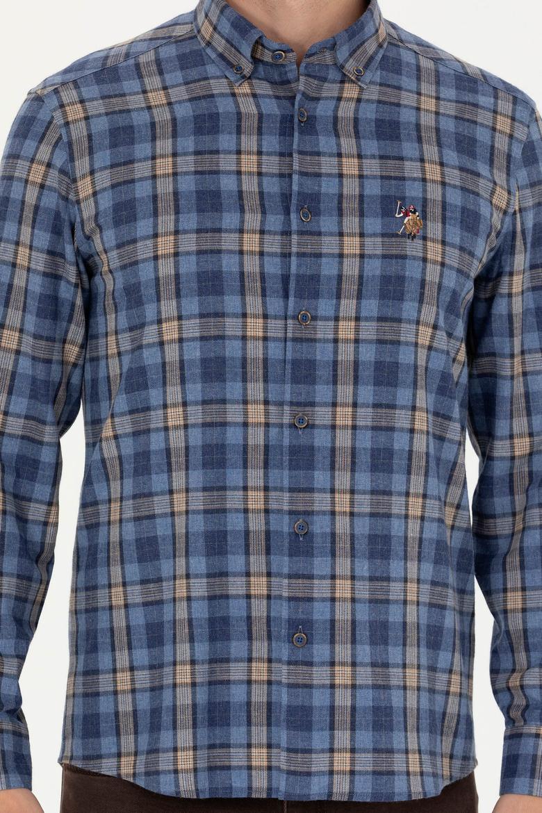 Erkek Mavi Uzun Kollu Gömlek - 50279517025