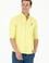 Erkek Neon Sarı Uzun Kollu Basic Gömlek