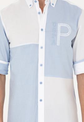 Erkek Mavi Uzun Kollu Gömlek - 50272364015