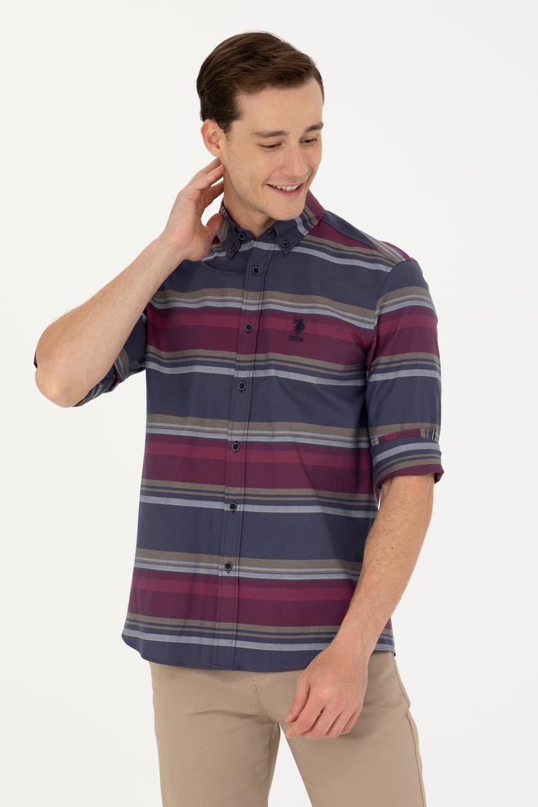 Erkek Lacivert Uzun Kollu Gömlek - 50277940006