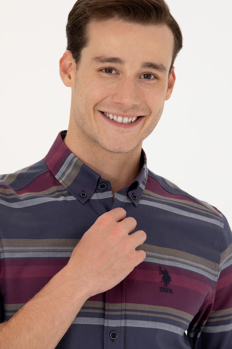 Erkek Lacivert Uzun Kollu Gömlek - 50277940006