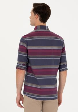 Erkek Lacivert Uzun Kollu Gömlek - 50277940006