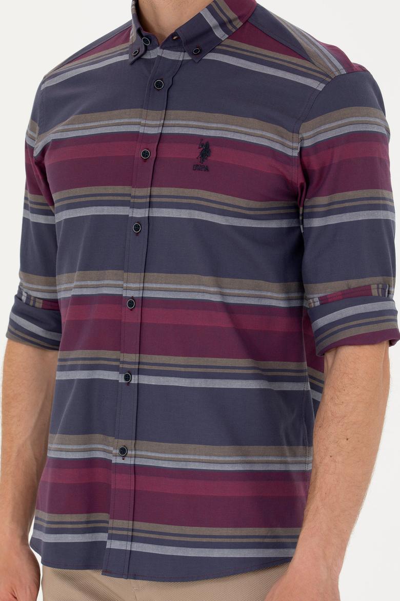 Erkek Lacivert Uzun Kollu Gömlek - 50277940006