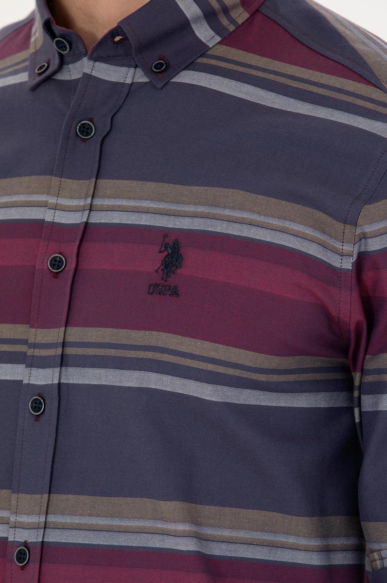 Erkek Lacivert Uzun Kollu Gömlek