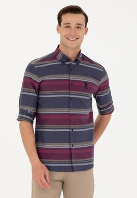 Erkek Lacivert Uzun Kollu Gömlek - 50277940006