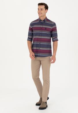 Erkek Lacivert Uzun Kollu Gömlek - 50277940006